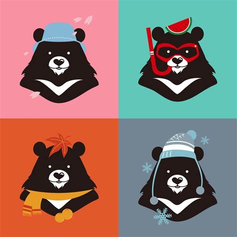 Formosan Black Bear on Behance | Black bear, Formosan, Bear