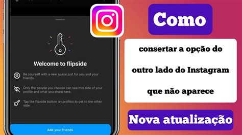 Como Consertar A Op O Flipside Do Instagram Que N O Aparece Novo