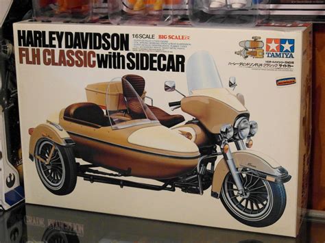 Tamiya Harley Davidson Flh Classic With Sidecar My Second Kit