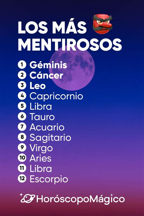 Los Signos M S Mentirosos Del Zodiaco Signos Del Zodiaco G Minis