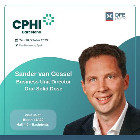 Dfe Pharma On Linkedin Excipients Pharmaceuticals Cphi