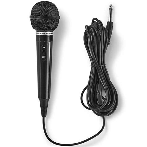 Karaoke Microfoon Zwart Stevige Microfoon Met Zeer Goede