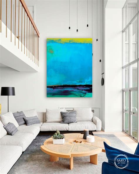 Oversize Painting Seascape Painting Large Original Etsy