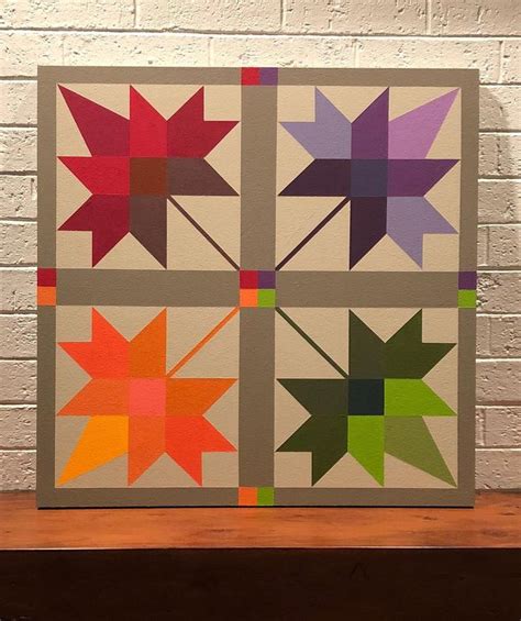 Barn Quilt Hand Painted 2 X2 Etsy Painted Barn Quilts Barn Quilt Patterns Barn Quilt Designs