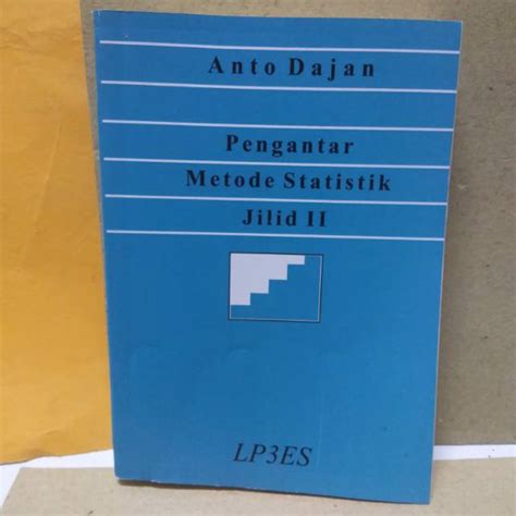 Jual Buku Pengantar Metode Statistik Jilid Anto Dajan Shopee Indonesia