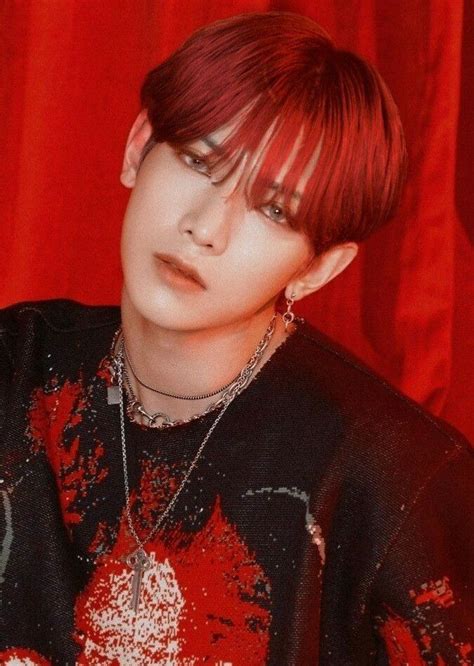 ☀️🍯he Het Yeosang🍯☀️ On Twitter Red Hair Red Aesthetic Hair