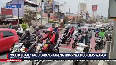 Pemerintah Izinkan Mudik Lokal Di 8 Wilayah Aglomerasi SIP 15 04