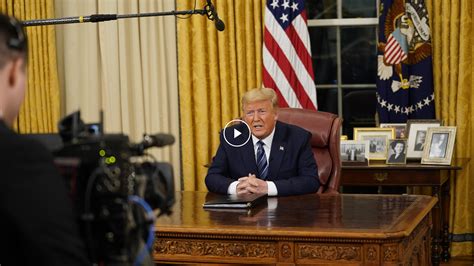 Watch Full Video Trump Delivers National Address On Coronavirus The