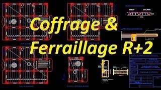 Plan De Coffrage Sur Autocad Doovi