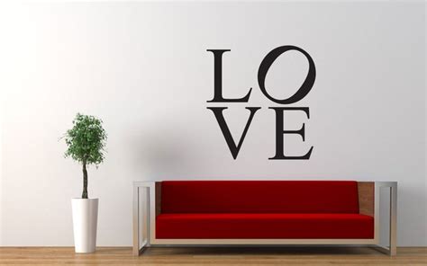 Love Wall Decals Bedroom Dining Living Art Decor Decoration Etsy