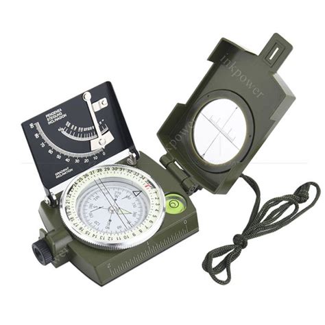 Multifunctional Compass Military Lensatic Sighting Tactical Compass