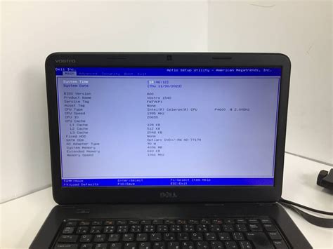 Yahoo オークション [bios確認]dell Vostro 1540 ノートpc Celeron