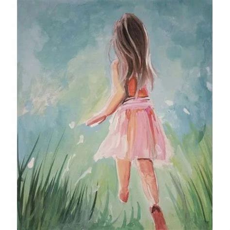 Girl Watercolor Painting at Rs 2000 | Watercolor Painting in Firozpur ...