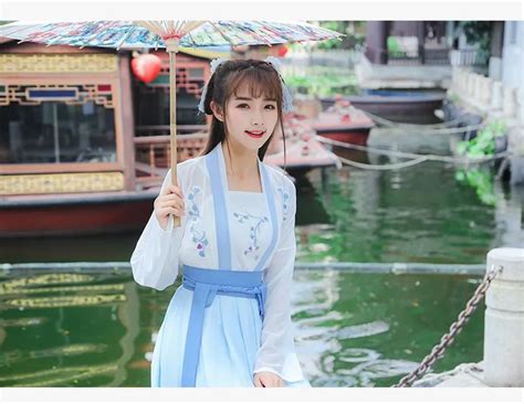 New Womens Chinese Hanfu Clothing Qiyao Ruqun Fashion Hanfu