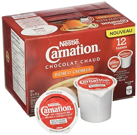 CARNATION Rich Hot Chocolate KEURIG K CUP Compatible Pods X G Cups