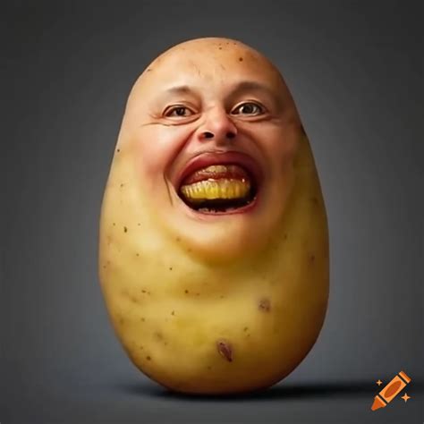 Potato Resembling Elon Musk In A Realism Style On Craiyon