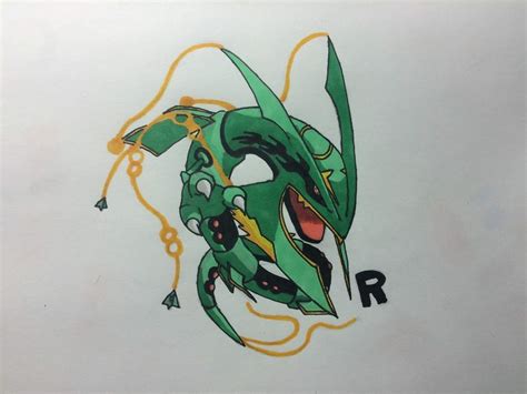 View Mega Rayquaza Ex Drawing Aboutfeediconic