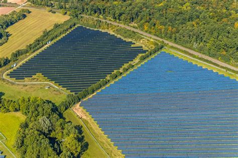 Luftaufnahme Bad Driburg Solarpark Bzw Solarkraftwerk Am Satzer Moor