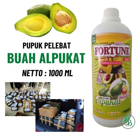 Jual Pupuk Fase Vegetatif Alpukat Nutrisi Fortune Cair Supaya Alpukat