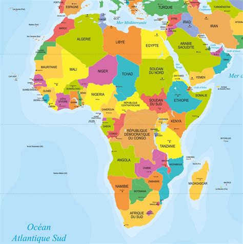 Maps Monde Afrique