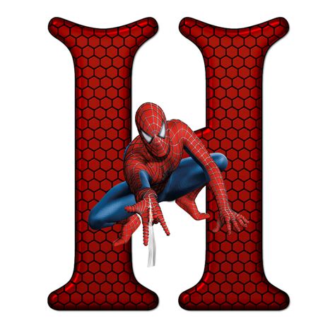 Blindada Por Deus Alfabeto Homem Aranha Png