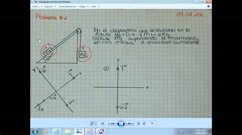 Diagrama De Fuerzas En El Plano Inclinado Peso Descompuesto Geogebra