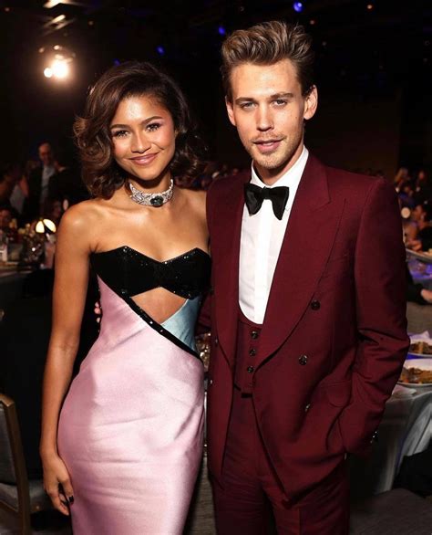 Film Updates On Twitter Zendaya And Austin Butler At The Sagawards