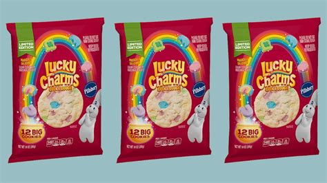 Pillsbury’s Lucky Charms Cookie Dough Is A Rainbow Marshmallow Dream