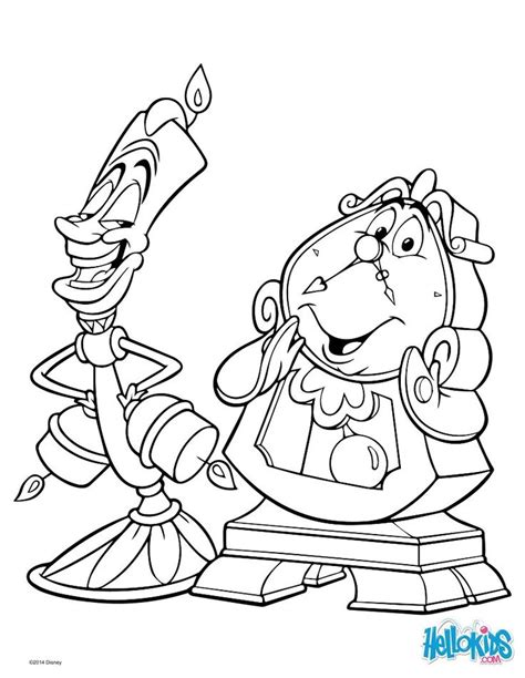 Free Printable Beauty And The Beast Coloring Pages At Getcolorings