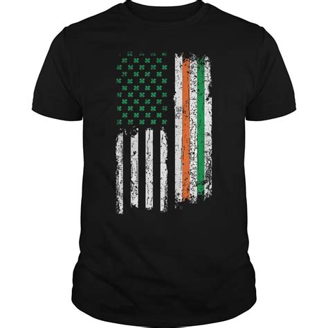 Irish American Shamrock Flag Shirt Is Perfect Shirt For Men And Women