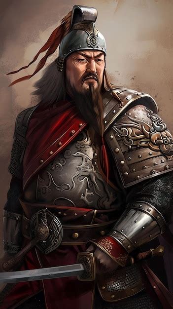 Genghis Khan El Feroz Y Poderoso L Der Conquistador Foto Premium