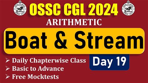 Boat And Stream Ossc Cgl Day Days Challenge Sikshya