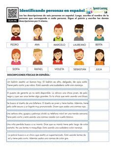 130 ideias de Características físicas ensino de espanhol atividades