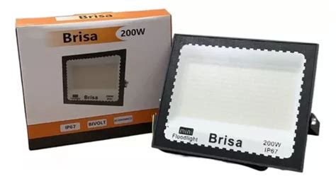 Foco Led De W Smd Bivolt Impermeable Ip Carcasa De Color