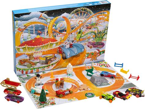 Хот Вилс Адвент календарь Hot Wheels Advent Calendar игрушки с доставкой от ROZETKA