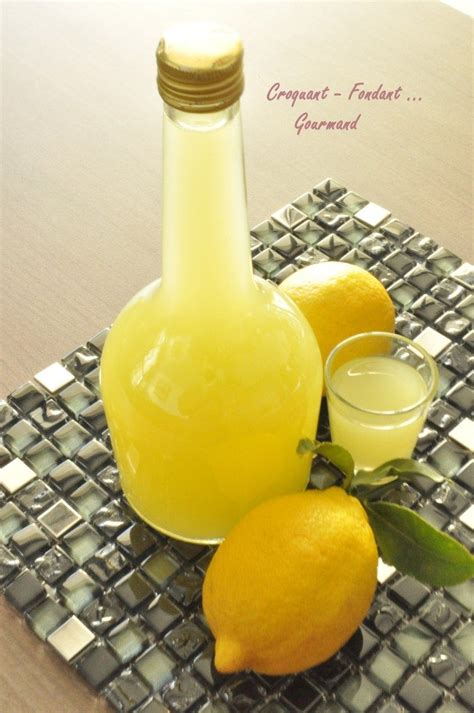 Mon Limoncello Maison Croquant Fondant Gourmand Cuisine Et