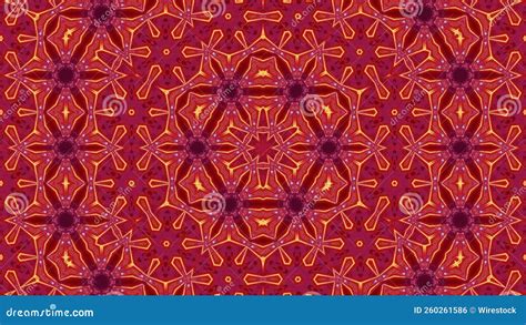 Bright Red Backdrop with an Abstract Pattern. Stock Illustration ...