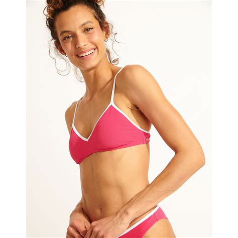 Bralette Bikini Bh Lasko Sponger Framboos Banana Moon La Redoute