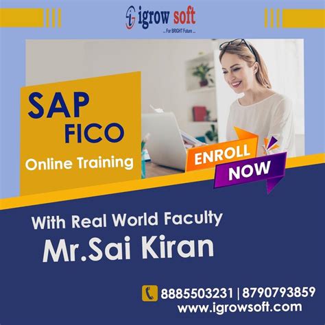 Sap Fico Training In Hyderabad By Sai Kiran Sir By Igrow Soft Issuu