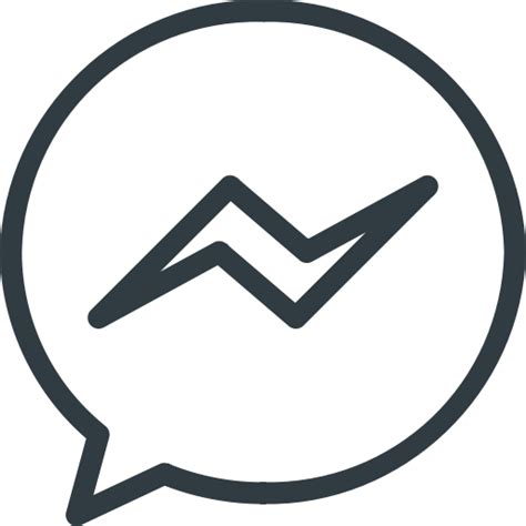 Icon Facebook Messenger At Getdrawings Free Download