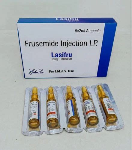 Furosemide Injection Frusemide Ip 10 Mg Packaging Size 2 Ml At Rs 5