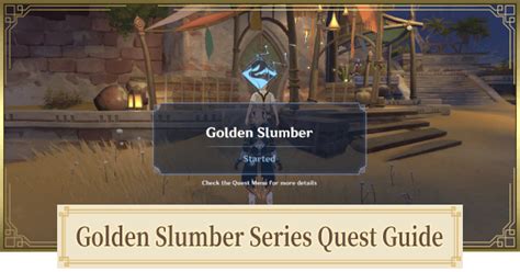 Genshin Golden Slumber Quest Series Guide GameWith