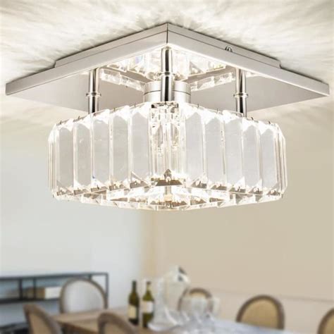 Mini Chandelier Mini Lustre Led Cristal Lustre Carr Lustre Moderne