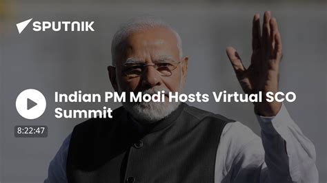 23rd Sco Virtual Summit In New Delhi Live