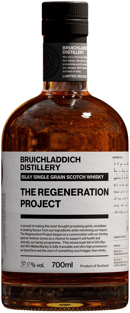 The Regeneration Project Islay Single Grain Scotch Whisky