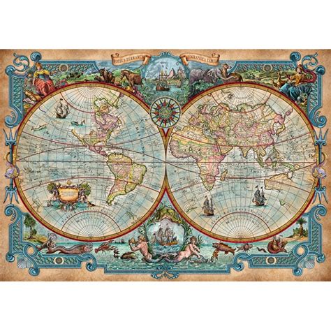 Great Discoveries World Map Puzzle Pieces Acheter Simplement En