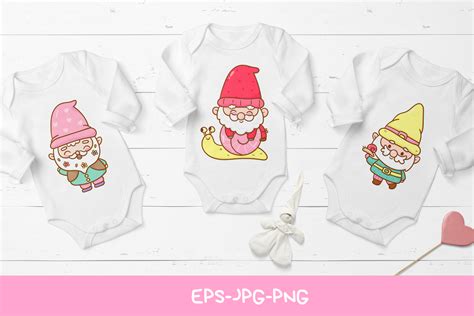 Cute Gnome Garden Gnome Spring Kawaii By Vividdiy Thehungryjpeg