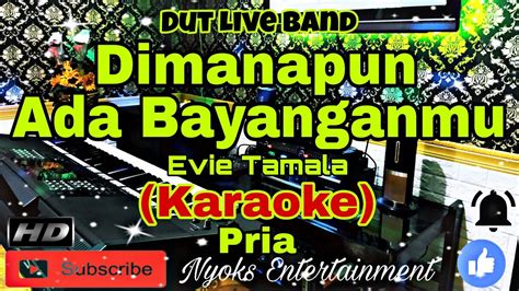 Aku Rindu Padamu Evie Tamala Karaoke Dangdut Nada Pria A