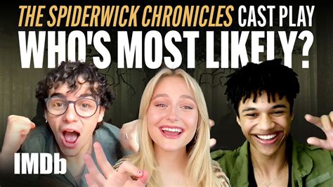 The Spiderwick Chronicles Cast Play Whos Most Likely IMDb YouTube