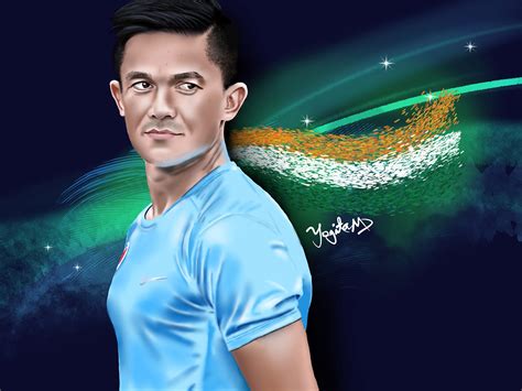 Indian footballer Sunil Chhetri | Behance :: Behance